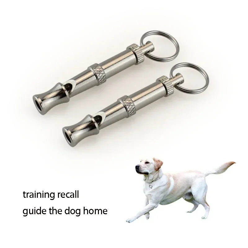 Adjustable Dog Training Whistle – Stainless Steel Pet Flute Dog Training Whistle Axl