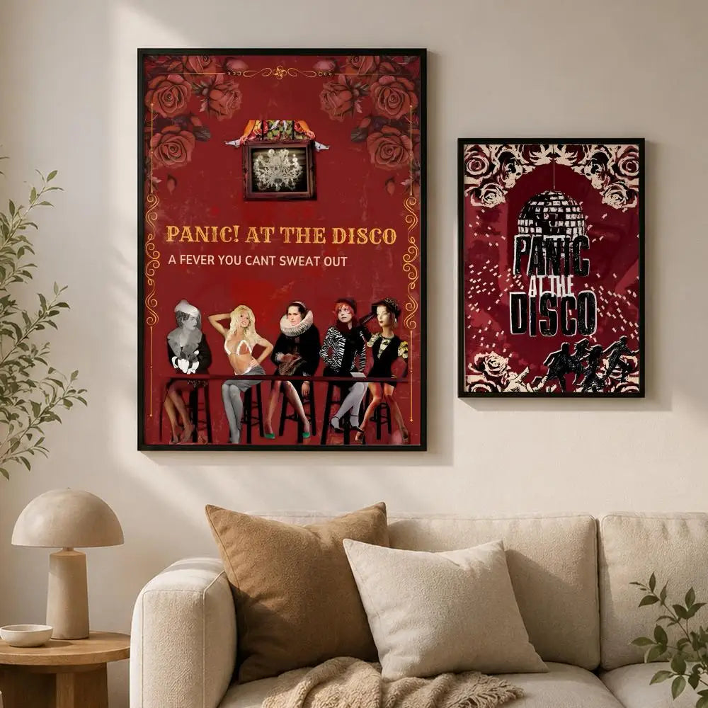 Panic! at the Disco Waterproof PVC Wall Poster – Peel & Stick Wall Poster Axl