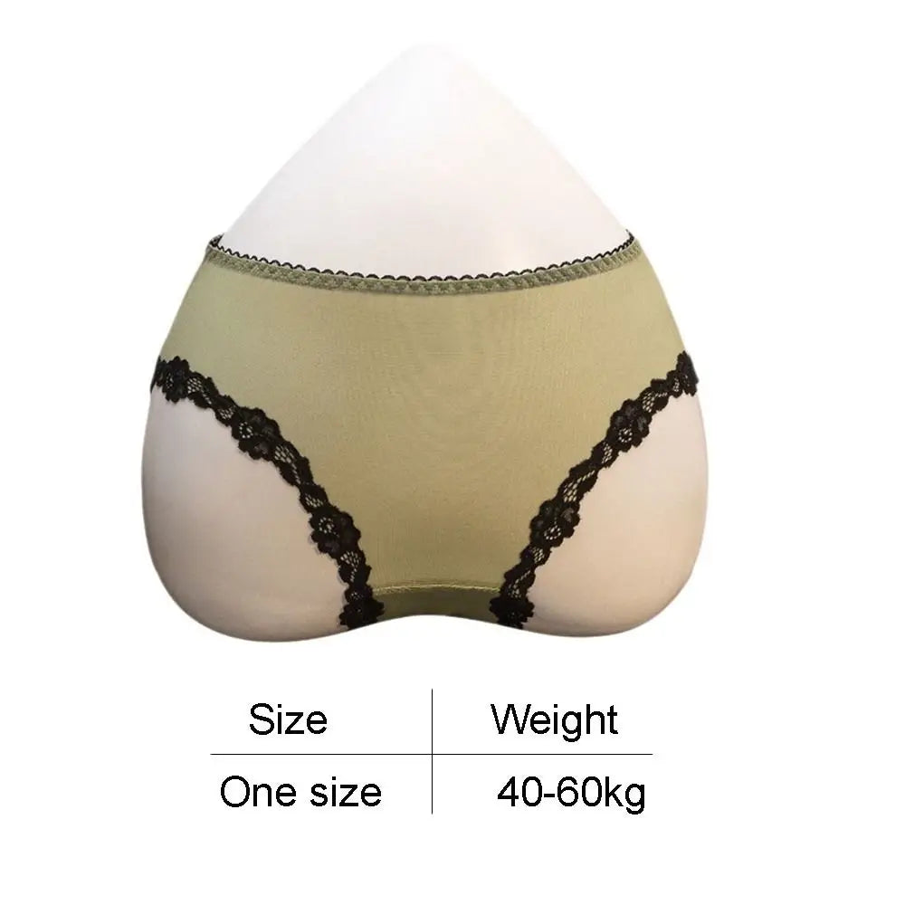 Women's Floral Lace Briefs – Breathable Mesh Embroidery Panties Lace Briefs Axl