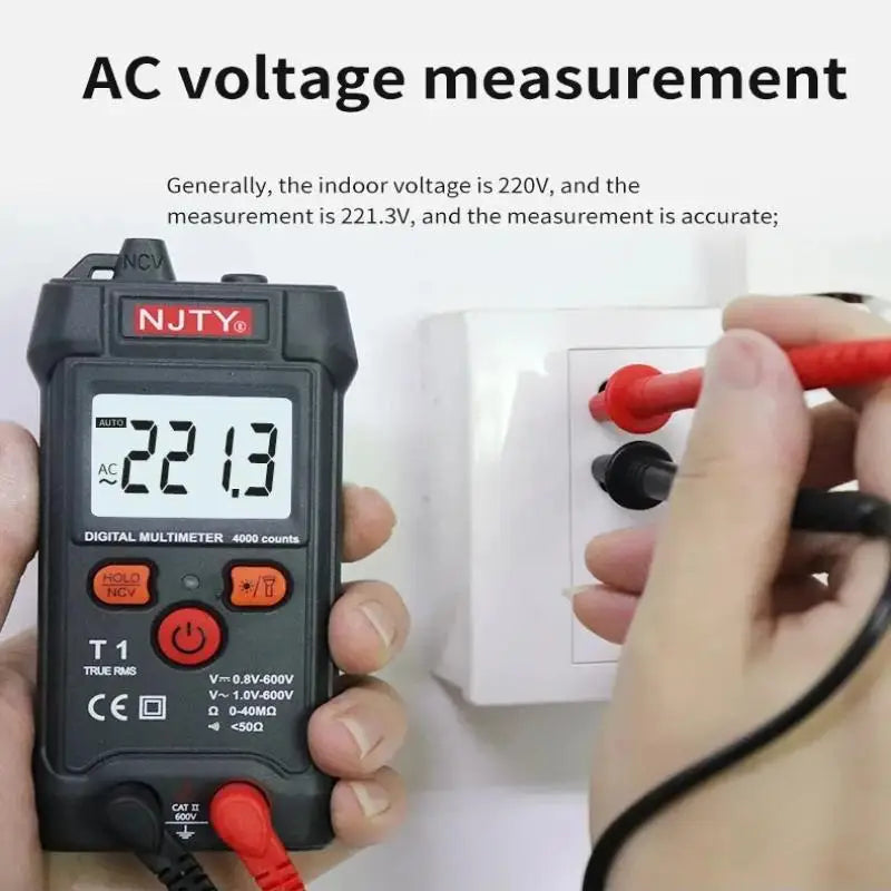 Smart Mini Digital Multimeter Auto Range True RMS NCV Tester Digital Multimeter Axl