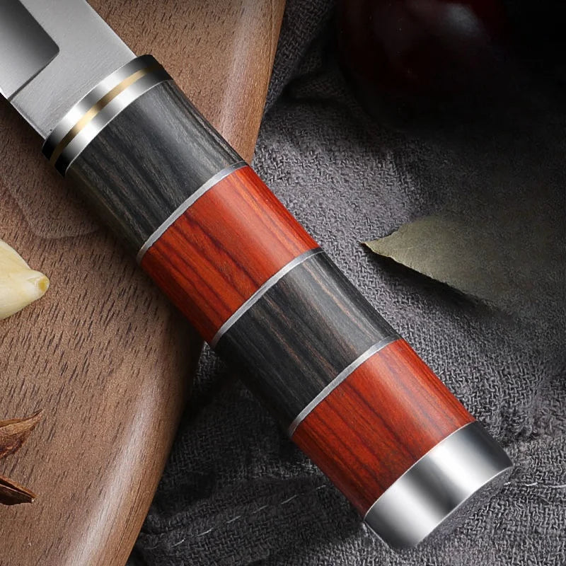 Stainless Steel Boning Knife – Sharp Blade & Wood Handle Boning Knife Axl