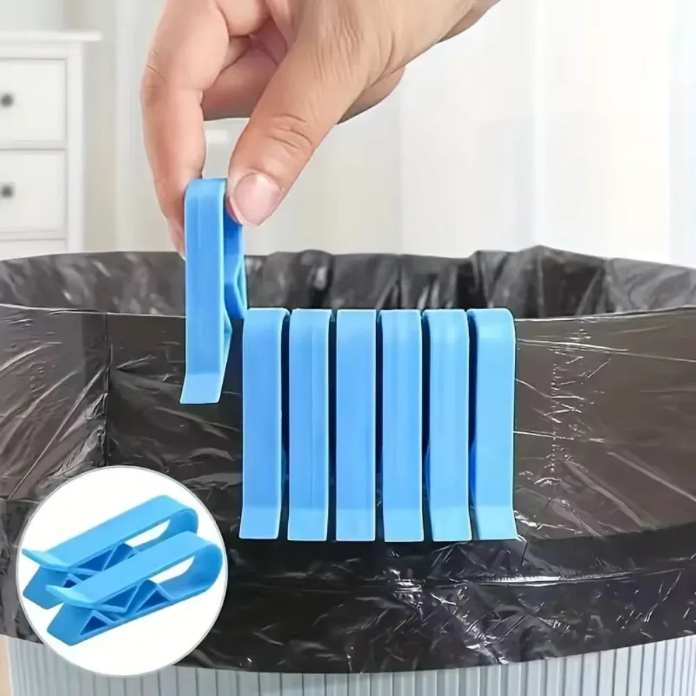 10-Pack Trash Bag Holder Clips – Non-Slip Bin Retaining Clamps Trash Bag Clips Axl