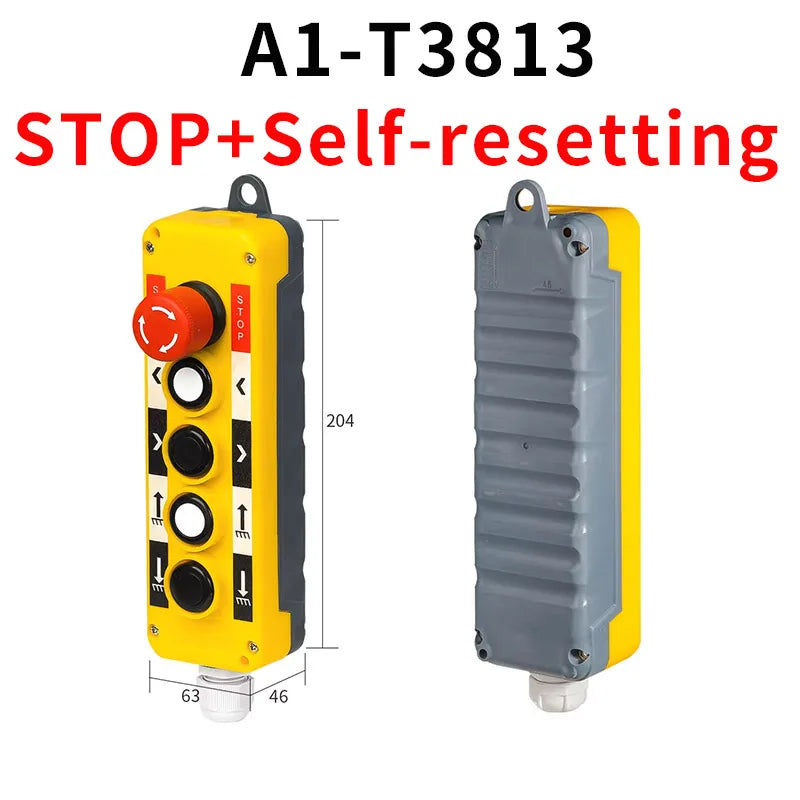 IP65 Waterproof Push Button Switch – Crane & Tail Lift Control Push Button Switch Axl A1-T4813