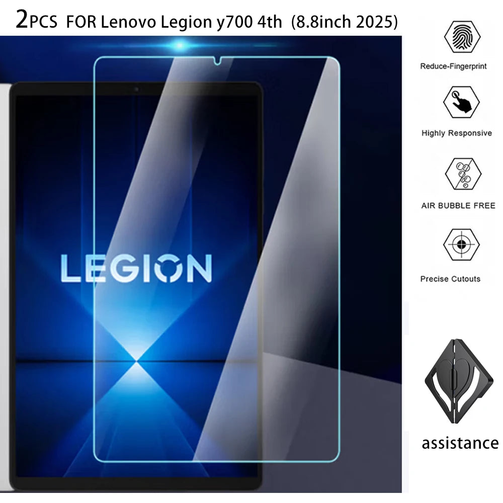 2-Pack Tempered Glass Screen Protector – Lenovo Legion Y700 2023 Tablet Screen Protector Axl 2PCS Y700 4th 2025