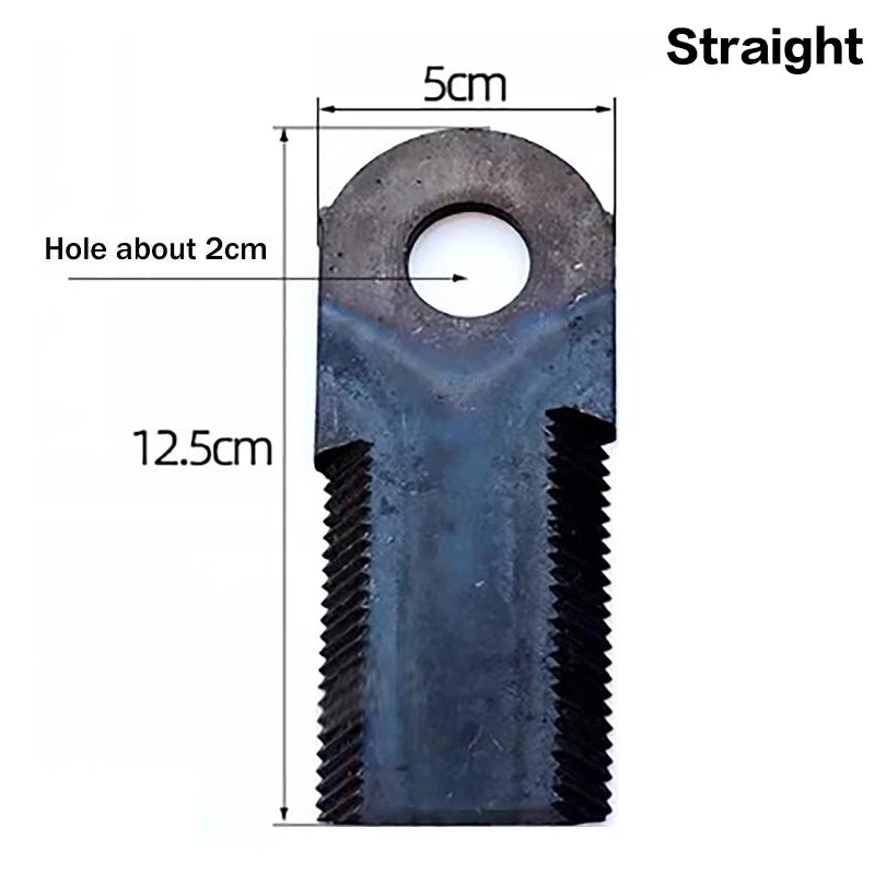 Grass Shredder Serrated Hammer Blade – Lawn Mower Accessory Lawn Mower Blade Axl A6