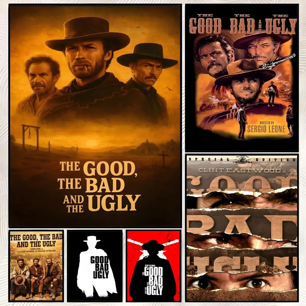 The Good The Bad & The Ugly HD PVC Self-Stick Wall Poster Wall Art Poster Axl