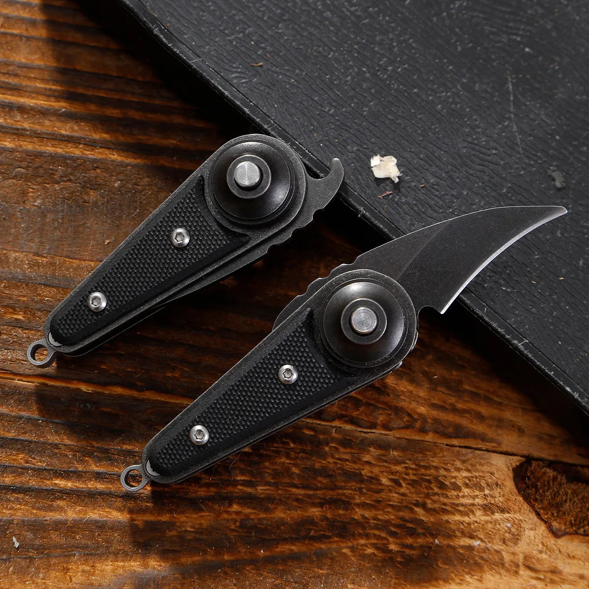 Mini Pull Ring Folding Knife – 8Cr13Mov Blade & G10 Handle Folding Pocket Knife Axl