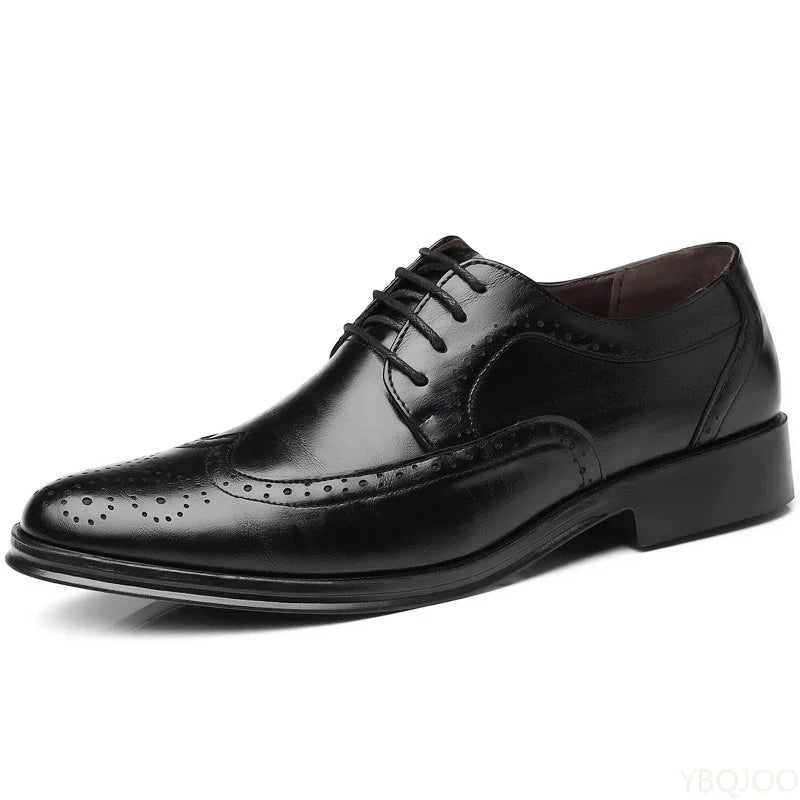 Men's Pointed Toe Oxford Dress Shoes – Office & Wedding Oxford Dress Shoes Axl