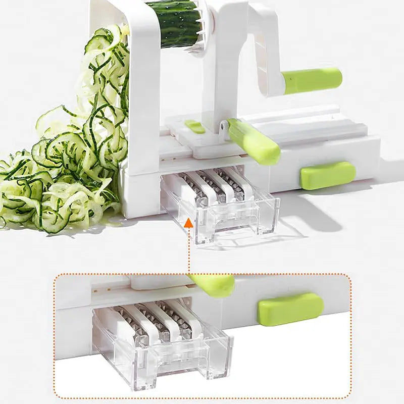 5-Blade Vegetable Spiralizer – Zucchini Noodle & Pasta Maker Vegetable Spiralizer Axl