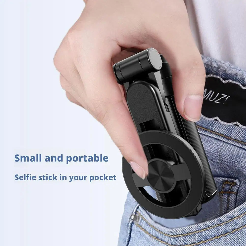 Magnetic Mini Selfie Stick Bluetooth Tripod 360° MagSafe Selfie Stick Tripod Axl