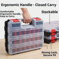 Double-Sided Parts Organizer Box – 50 Compartments & Latches Parts Storage Organizer Axl China Mainland