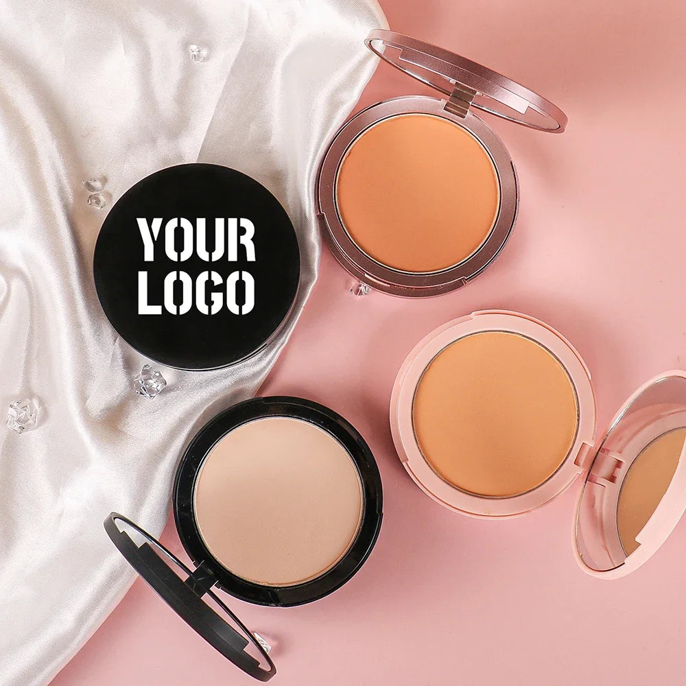 8-Shade Waterproof Pressed Powder – Matte Oil Control Concealer Concealer Pressed Powder Axl