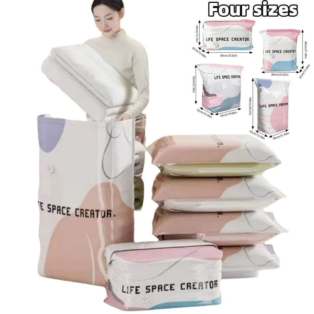 No-Pump Vacuum Storage Bags – Clothes, Comforters & Blankets Vacuum Storage Bags Axl