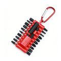 22-Piece Magnetic Screwdriver Bit Set | 1/4" Hex Shank & Holder Screwdriver Bit Set Axl Red China Mainland