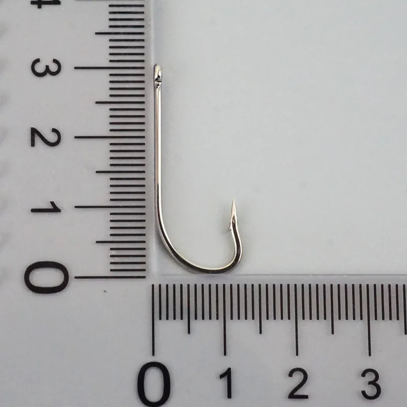 10-Pack Texas Rig Straight Shank Hooks – Wide Bend Soft Bait Fishing Hooks Axl 3-0number-10pcs