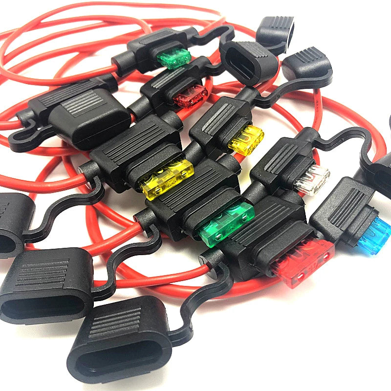 Waterproof Car Fuse Holder Tap Adapter Micro Mini Standard ATM 30A Car Fuse Tap Adapter Axl
