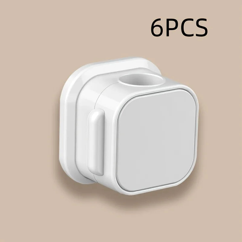 6-Pack Magnetic Cable Organizer Clips for Desk & Nightstand Cable Organizer Clips Axl White