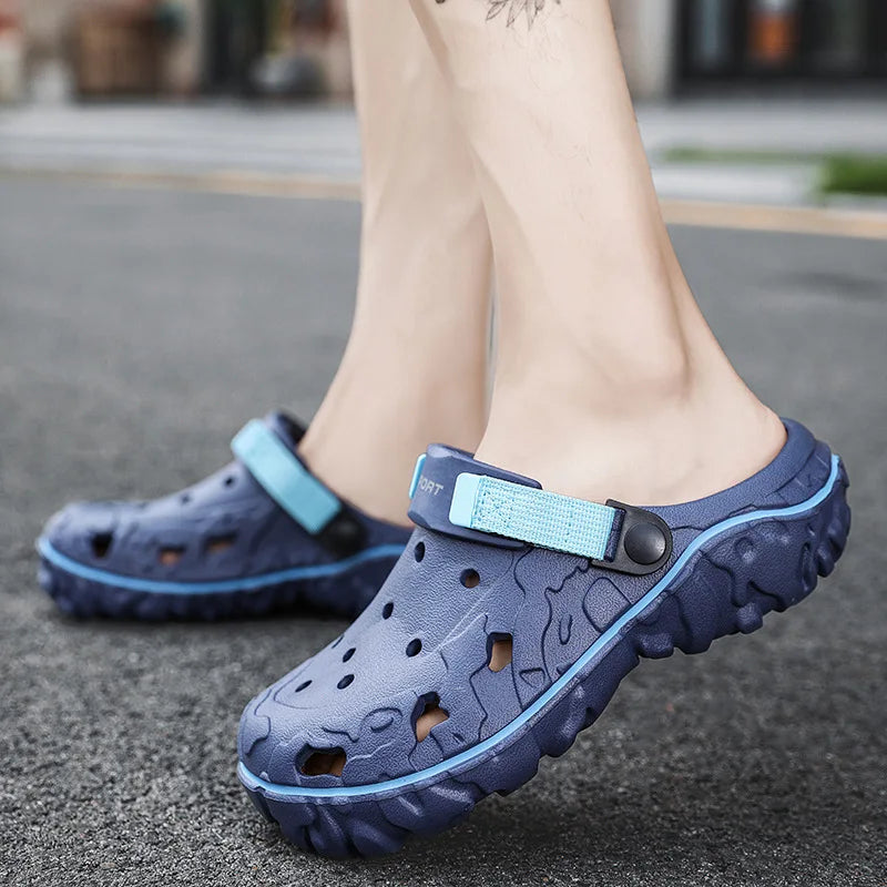 Men's Lightweight EVA Slip-On Clogs – Beach & Work Sandals Men's EVA Clogs Axl