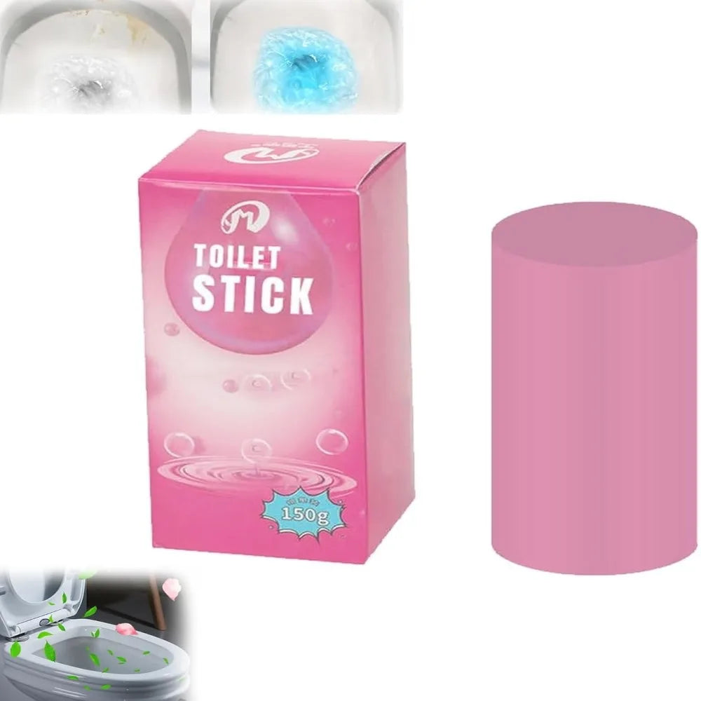 Toilet Cleaning Stick – Mild Formula, Long-Lasting Fresh Scent Toilet Bowl Cleaner Axl Pink