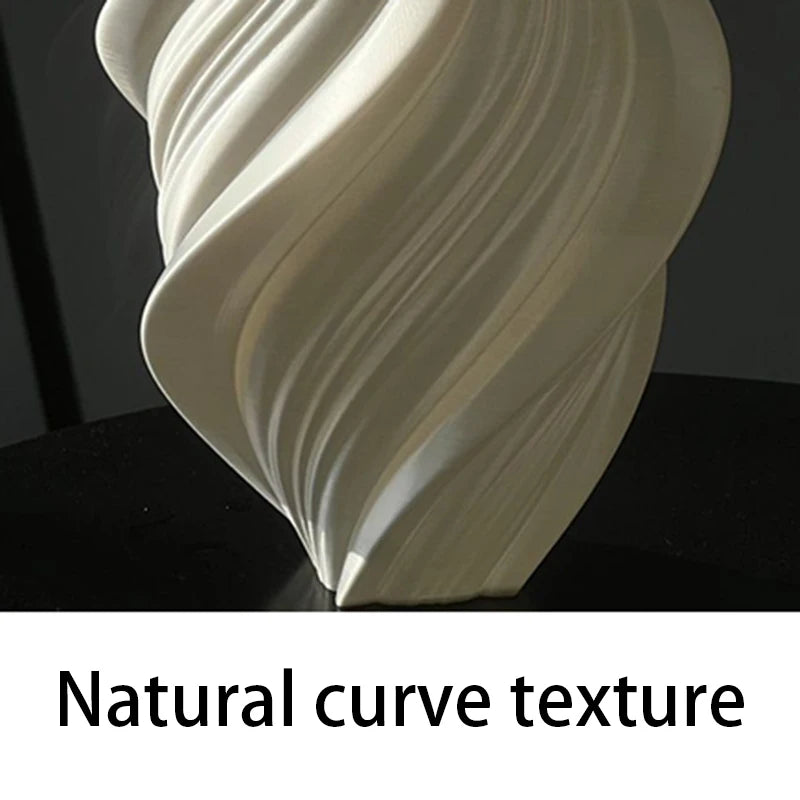 Nordic Minimalist Plastic Flower Vase – Modern Home Décor Decorative Flower Vase Axl