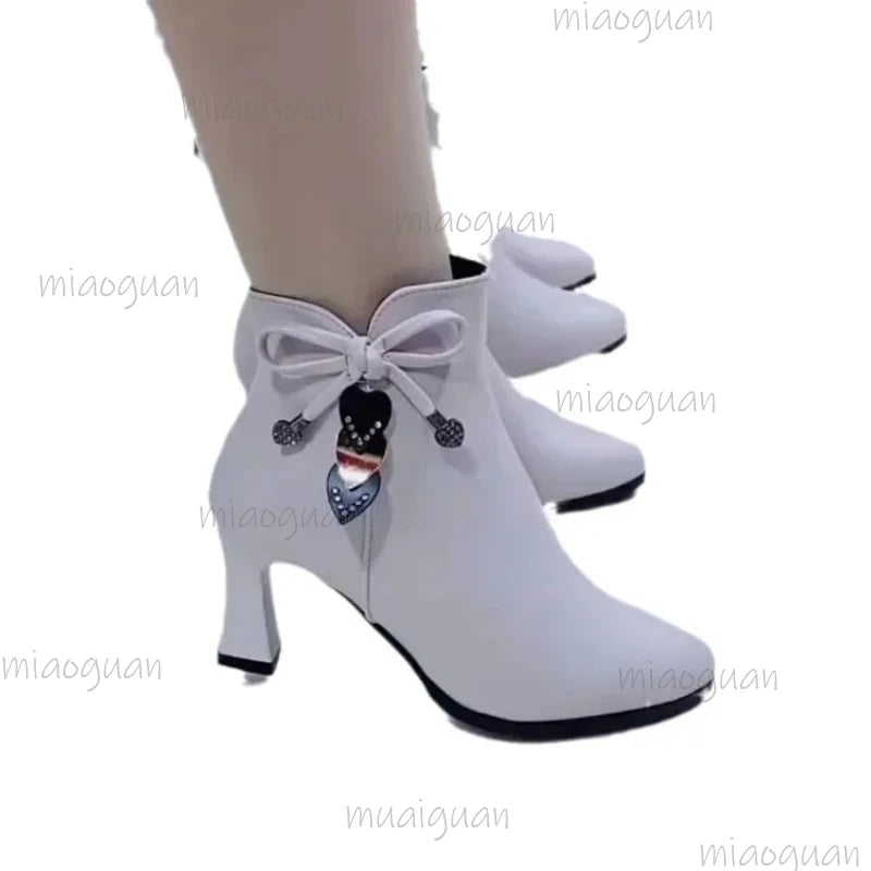 Women's Pointed Toe Ankle Boots – Side Zipper & Thin Heel Women's Ankle Boots Axl