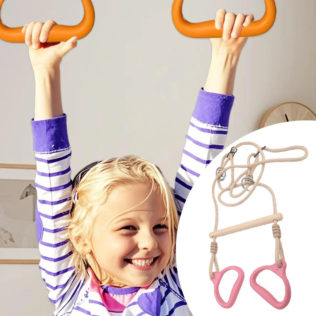 Ergonomic Monkey Bar Trapeze Swing for Kids & Adults Trapeze Swing Bar Axl