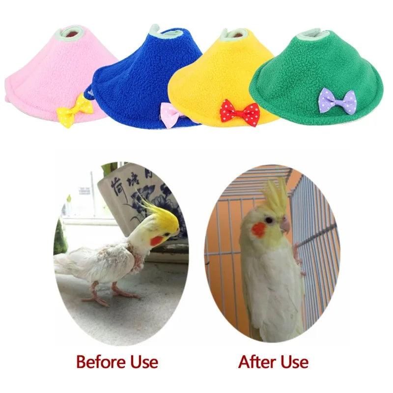 Parrot Recovery Collar – Anti-Pecking Protective Bird Cloak Bird Recovery Collar Axl