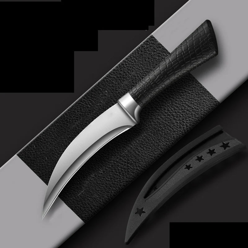 YRIDEFE Stainless Steel Boning Knife Set – Butcher Kitchen Boning Knife Set Axl 1pcs C