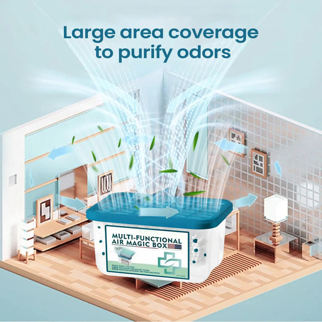 Indoor Air Purifier Box – Odor Neutralizing Dust Remover Air Purifier Box Axl