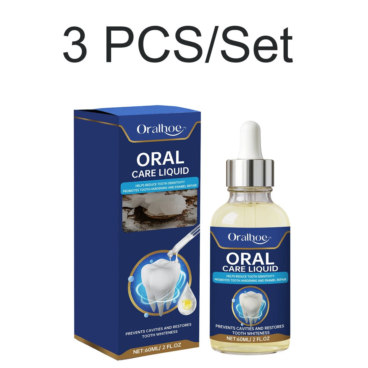 60ml Gum Repair Serum – Deep Cleaning & Fresh Breath Dental Care Gum Repair Serum Axl 3 PCS