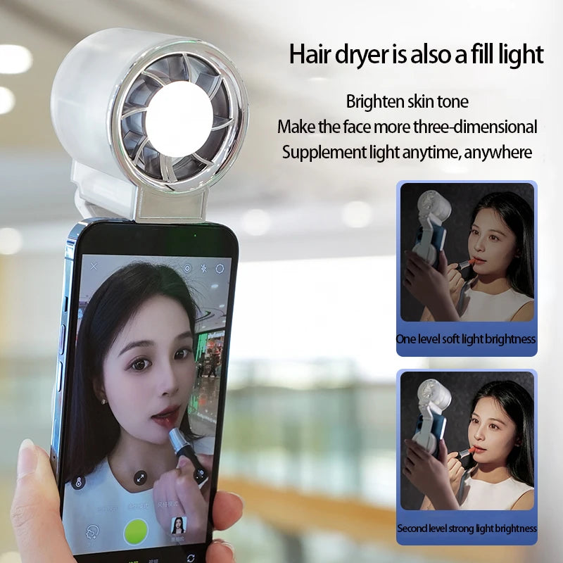 Foldable Magnetic Fan – 3 Speeds & 2-Level LED Light | Portable Portable Foldable Fan Axl