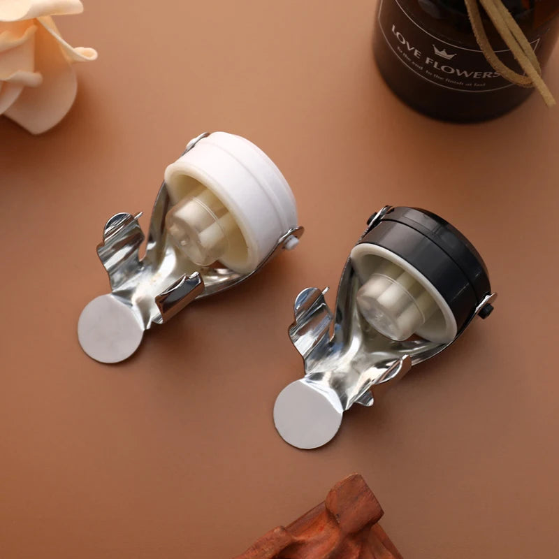 Stainless Steel Champagne & Wine Stopper with Built-In Pump Wine Bottle Stopper Axl