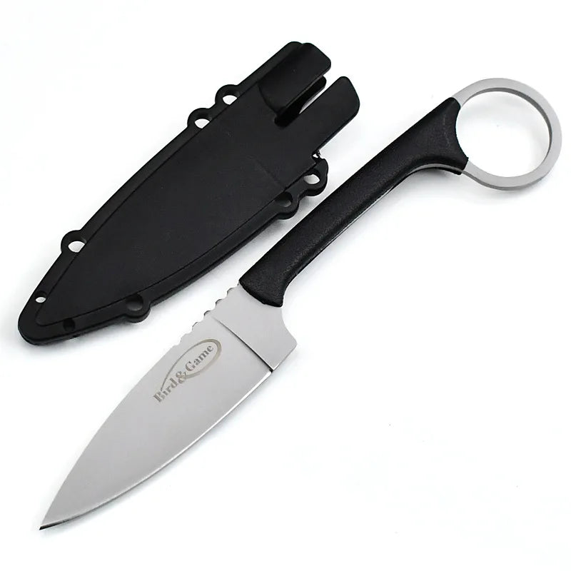 Portable Stainless Steel Fruit Knife with Sheath | Sharp Paring Paring Knife Axl