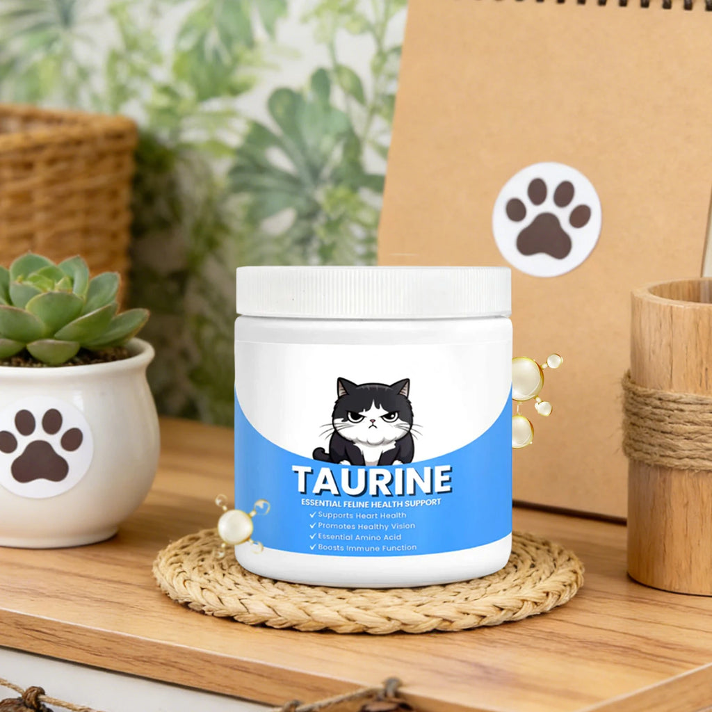 Taurine Powder for Cats 200ml – Heart, Eye & Immune Support Cat Supplement Powder Axl