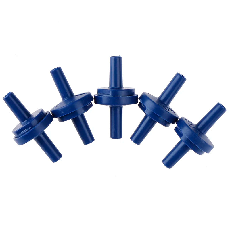5-Pack Aquarium Air Pump Check Valve – One-Way Anti-Backflow Aquarium Check Valve Axl Blue