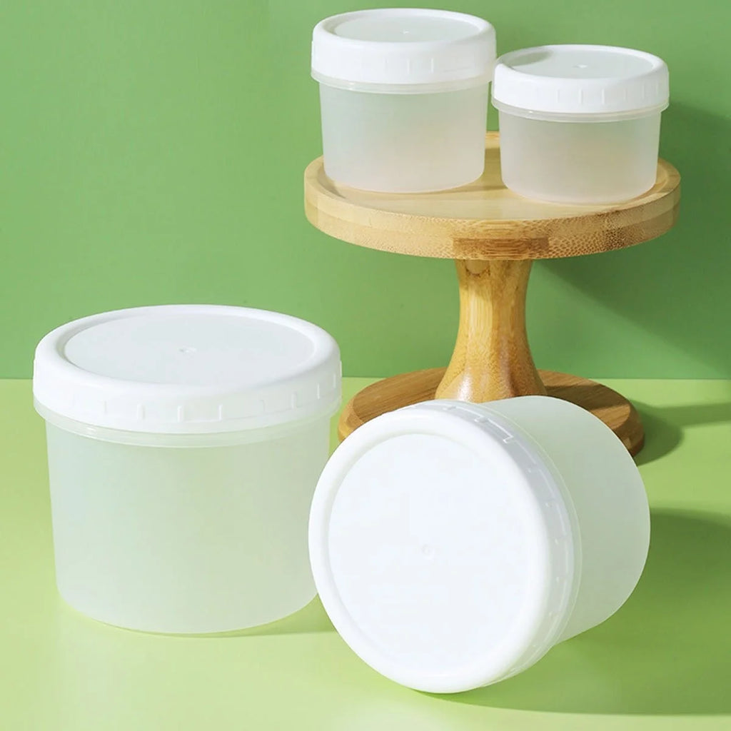 Yogurt Pudding Jars with Lids – 5-Pack 160ml/400ml Food Jars Food Storage Jars Axl