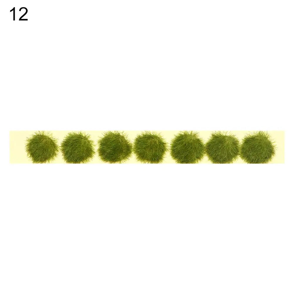 Miniature Grass Tufts & Flower Clusters – Wargame Terrain Decor Miniature Scenery Tufts Axl 12