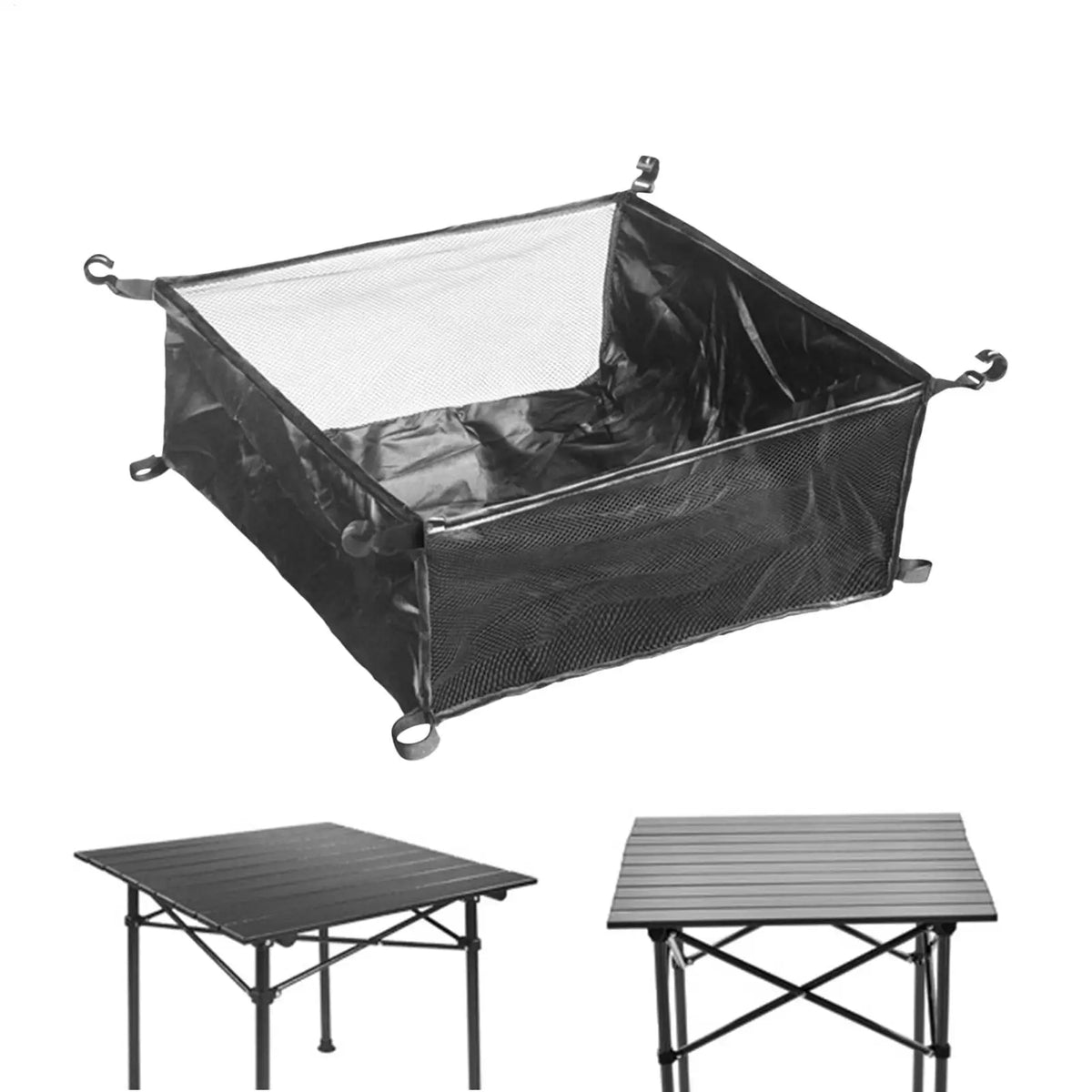 Hangable Under Table Storage Bag – Camping Picnic Organizer Camping Table Organizer Axl