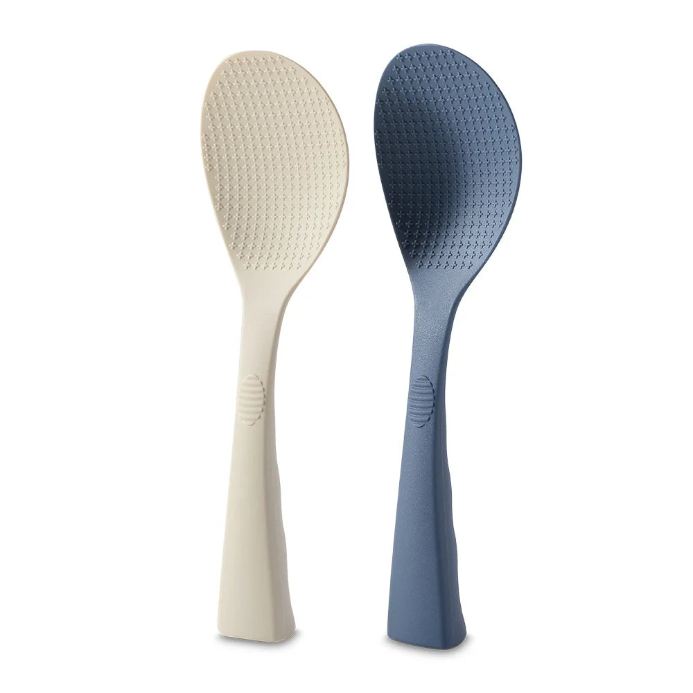 KEMORELA Non-Stick Silicone Rice Spoon – Heat-Resistant 1/2 Pcs Silicone Kitchen Utensil Axl 2PCS