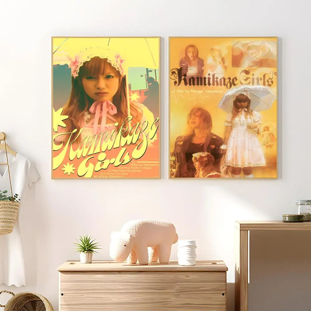 Kamikaze Girls Movie Poster Waterproof PVC Wall Sticker Wall Sticker Poster Axl