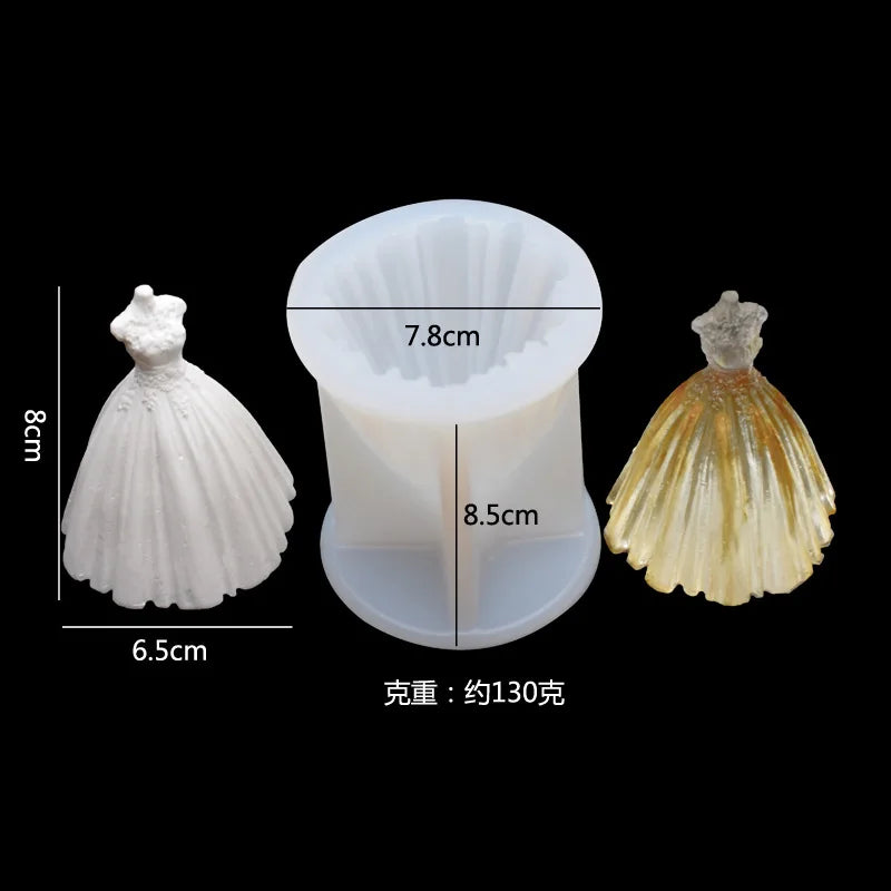 Human Figure Silicone Mold – DIY Candle, Cake & Wax Craft Silicone Craft Mold Axl
