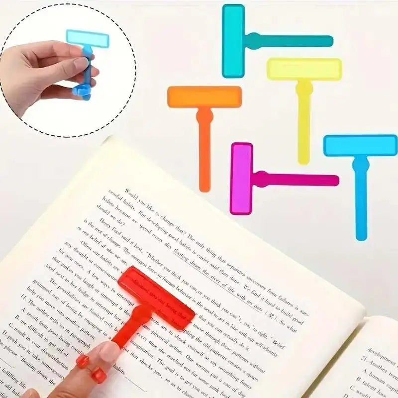 Reading Tracker Strips & Finger Guide Rulers with Bookmark Reading Aid Strips Axl