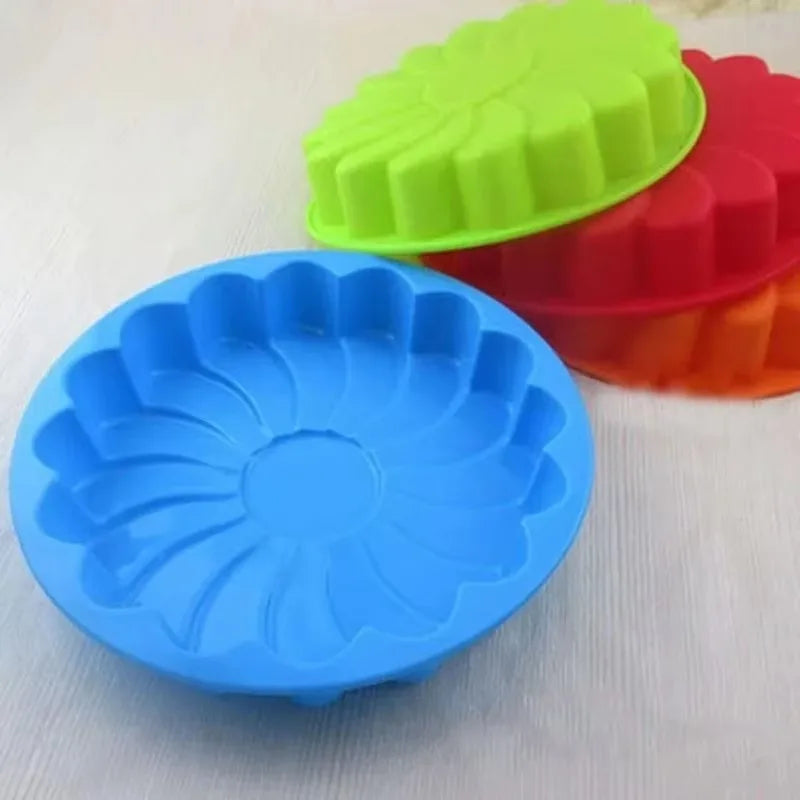 3D Sunflower Silicone Cake Mold – Petal Baking Pan & DIY Tray Silicone Cake Mold Axl