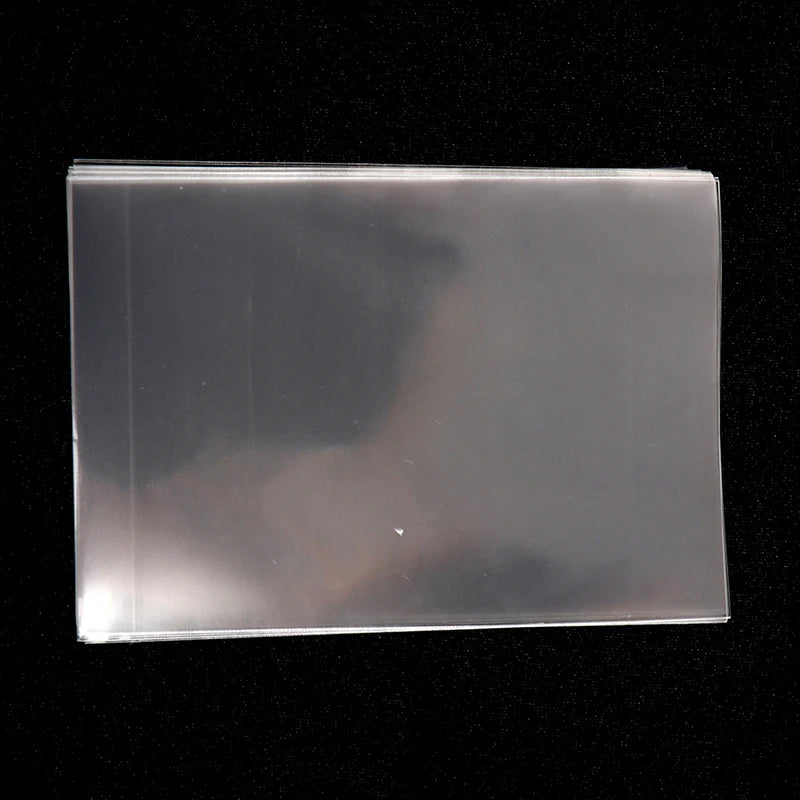 100 PCS Transparent Card Sleeves 9×6cm | PVC Card Protectors Card Sleeves Axl