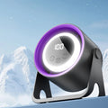 USB Desktop Hanging Fan with LCD Display – 3 Wind Modes USB Desktop Fan Axl black USB charging