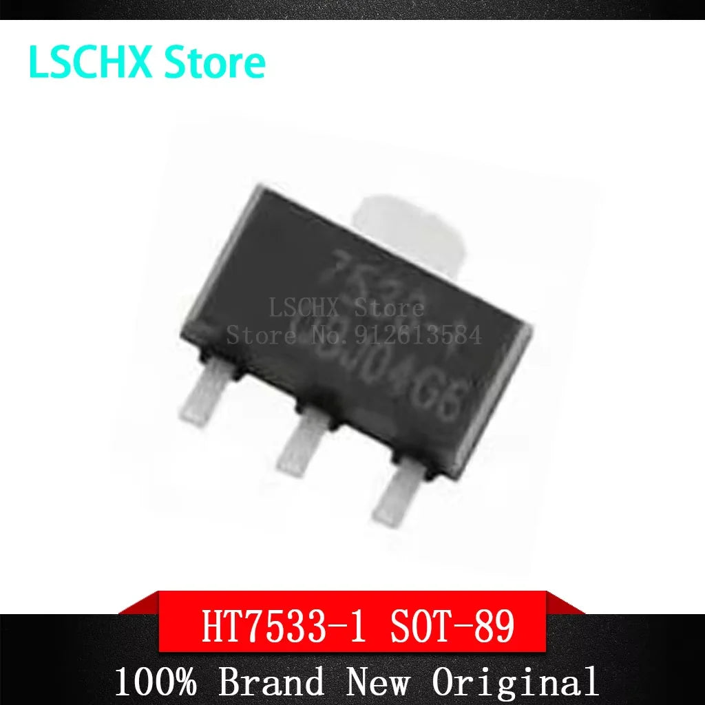 10pcs HT-Series IC Chips SOT-89 SOT-23 SSOP-48 SOP-16 Pack IC Chip Assortment Axl HT7533-1 SOT89
