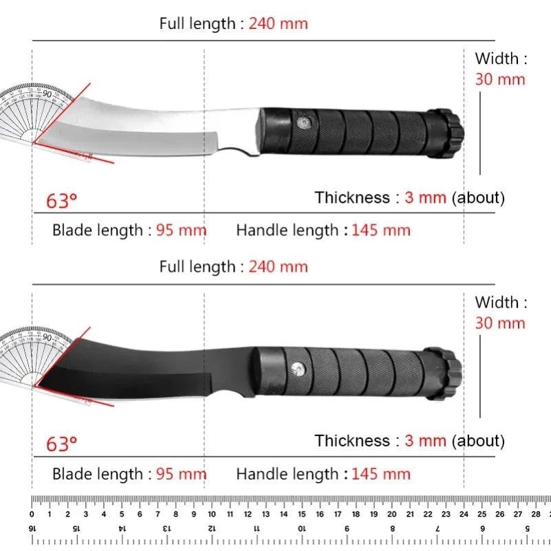 InLeung Stainless Steel Meat Cleaver & Multifunctional Chef Knife Meat Cleaver Knife Axl