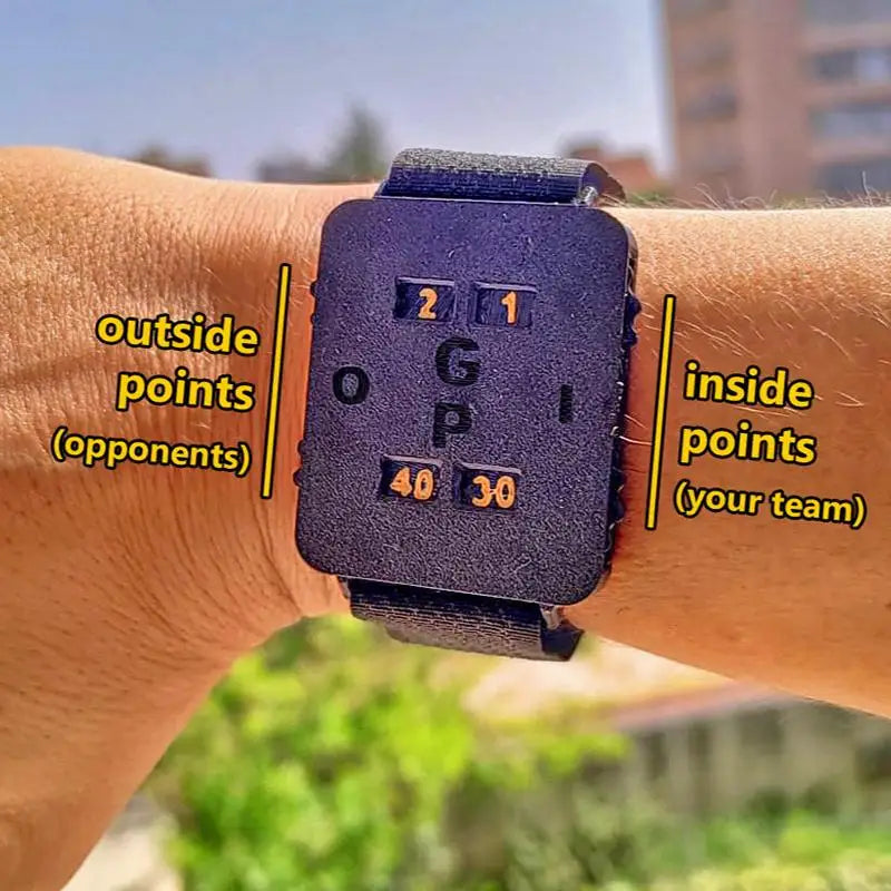 Match Score Tracker Wristband – Cricket Tennis Padel Scorer Sports Score Wristband Axl