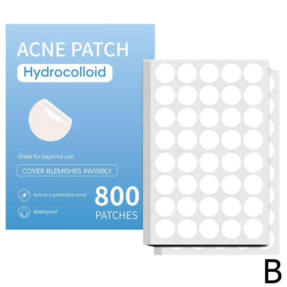 Hydrocolloid Pimple Patches – Full Face, Gentle Acne Patches Acne Patch Axl B 800 Patches