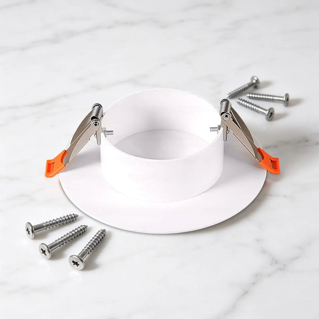 Round Hole Cover Plate for Ceiling & Wall – Snap-In Cap Hole Cover Plate Axl